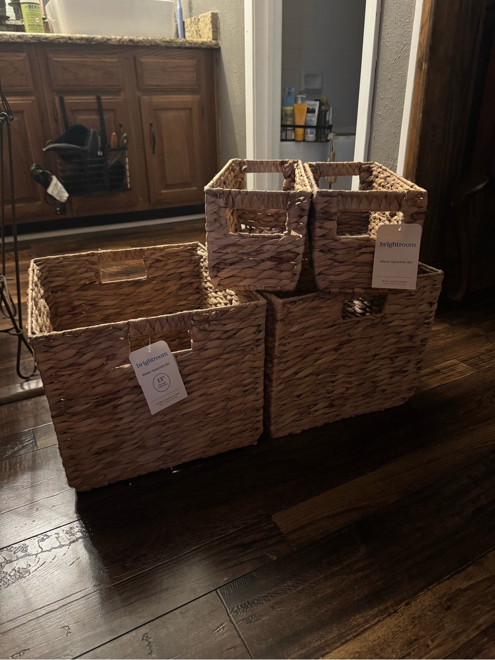 Target Brightroom Woven Seagrass Storage Baskets - Natural Brown Set